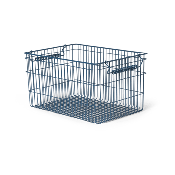Cala Korb stapelbar 2er Pack - Dark blue - Ferm Living