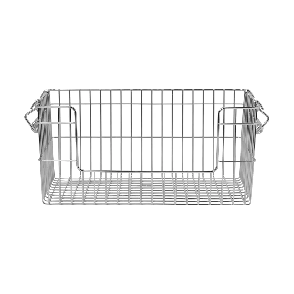 Cala Korb stapelbar 2er Pack, Edelstahl, 28,7x18x13 cm Ferm Living