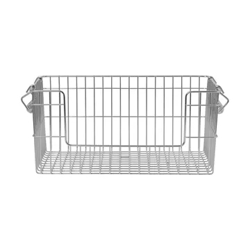 Cala Korb stapelbar 2er Pack - Edelstahl, 28,7x18x13 cm - Ferm Living