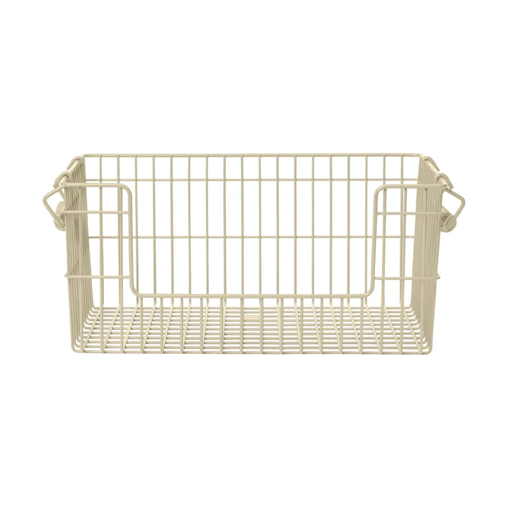 Cala Korb stapelbar 2er Pack, Kaschmir, 28,7x18x13 cm Ferm Living