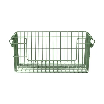 Cala Korb stapelbar 2er Pack - Verdant green, 28,7x18x13 cm - Ferm Living