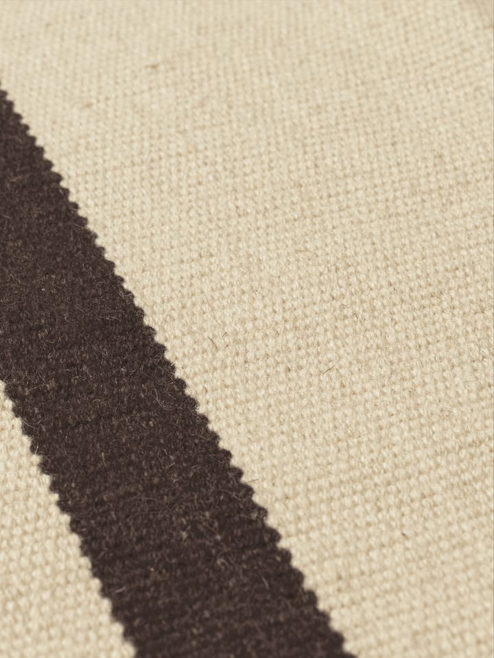 Calm kelim Teppich, Off-white, Coffee, 140x200 cm Ferm Living