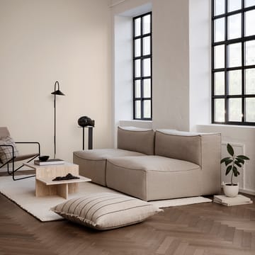 Calm Kissen camel-black - 78 x 78cm - Ferm Living