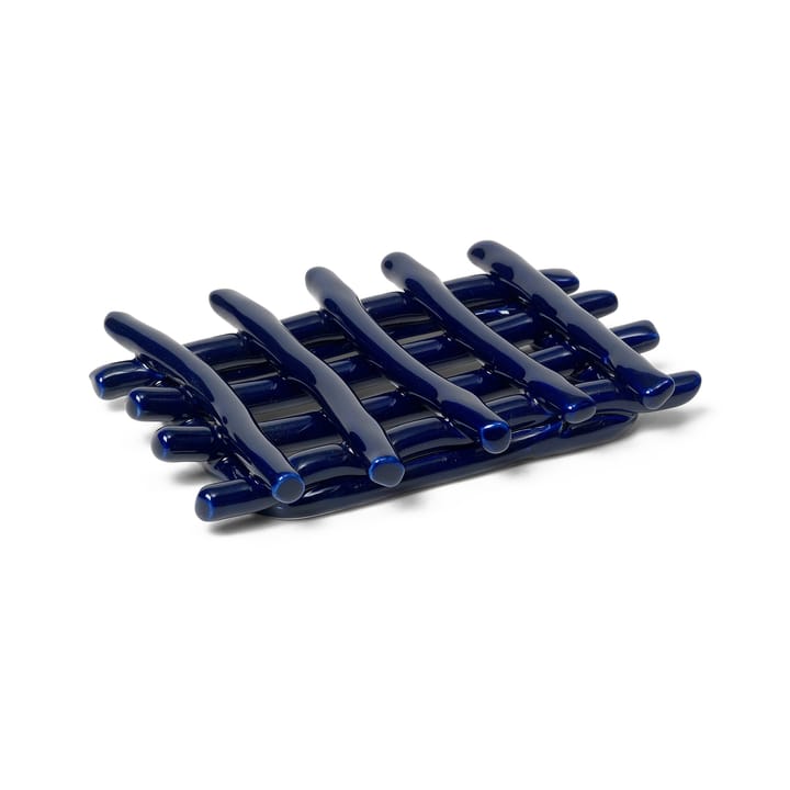 Ceramic Seifenteller 10 x 14,5cm - Blue - ferm LIVING