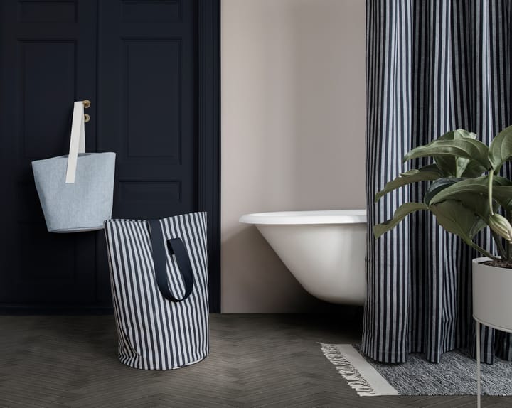 Chambray Duschvorhang, Blau-grau Ferm Living