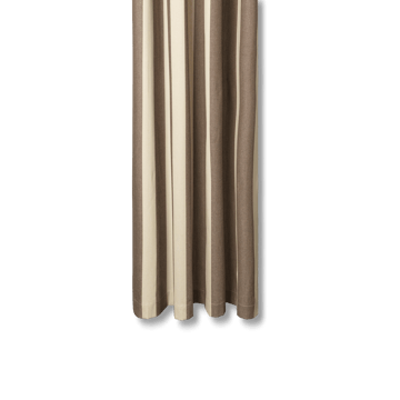 Chambray Duschvorhang - Carob brown-parchment - Ferm Living