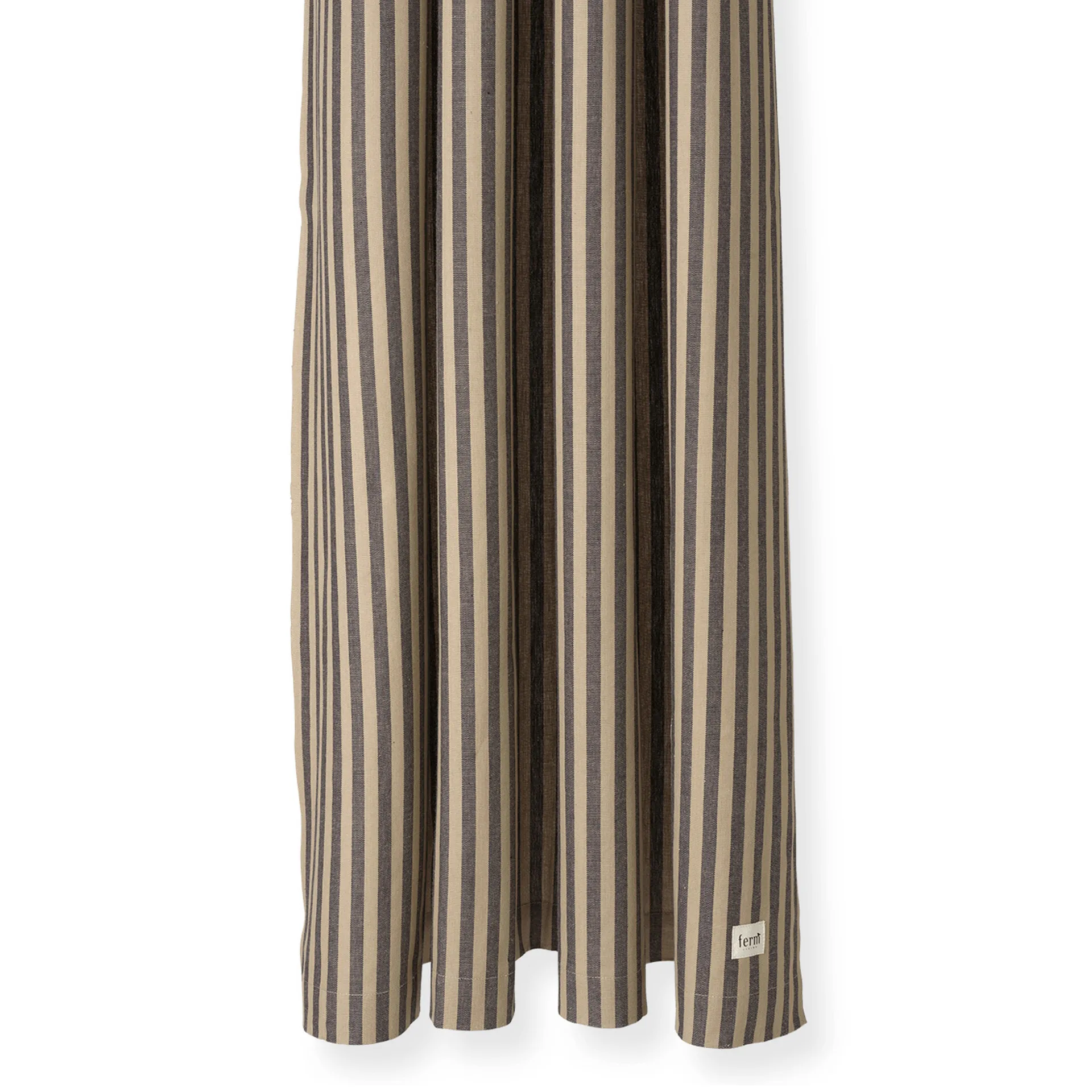 Chambray Duschvorhang, Sand-black Ferm Living