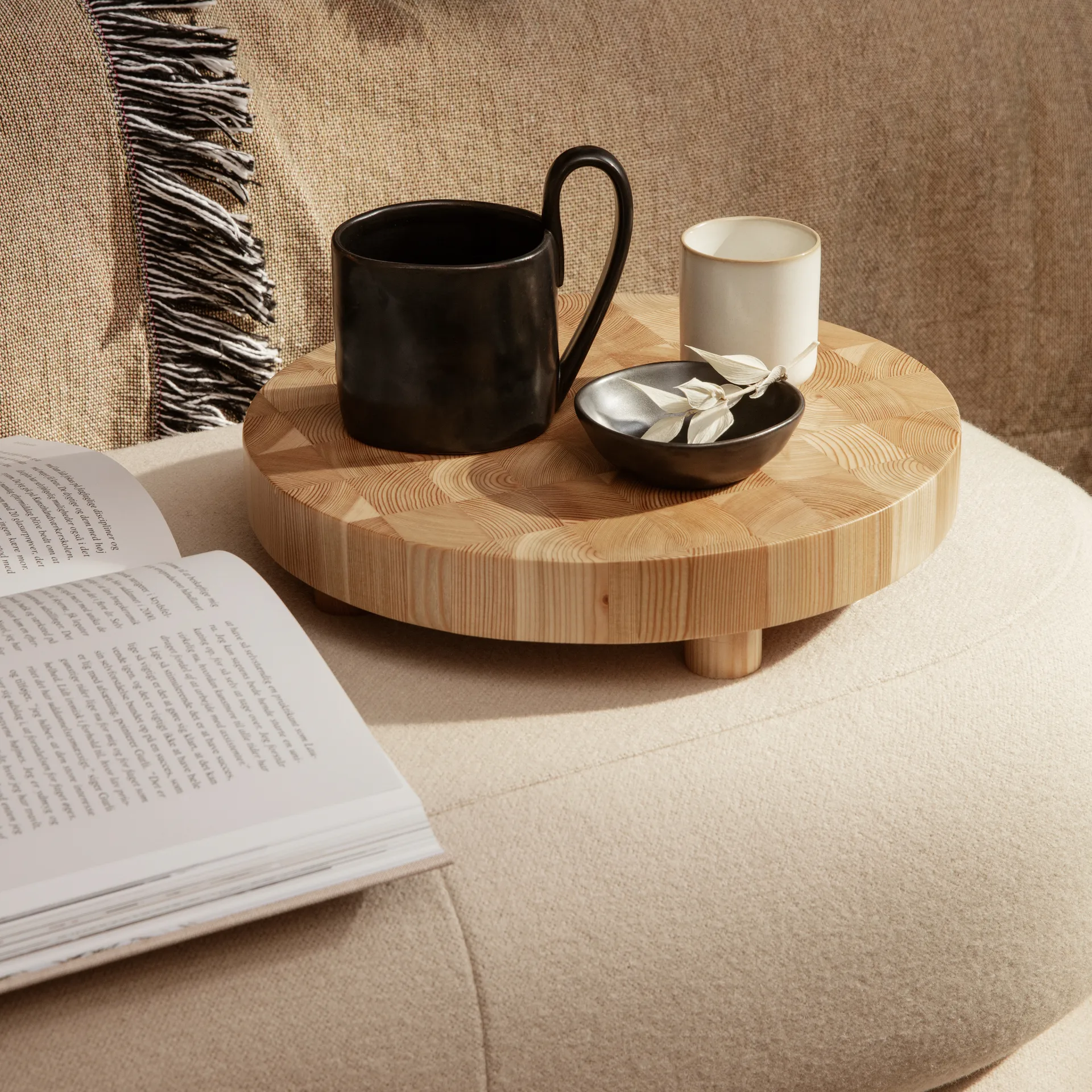 Chess Schneidebrett rund, Small Ø30cm Ferm Living