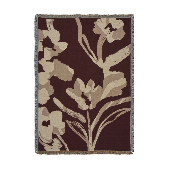 Cilla Decke - Dunkel-Pekan, 120x170 cm - Ferm Living