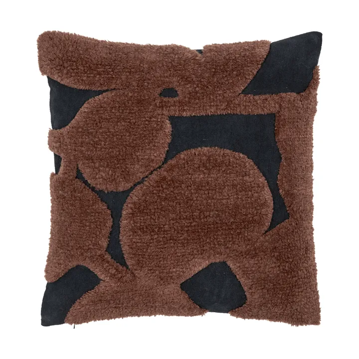Cilla getuftetes Kissen - Black-dark chocolate 50x50 cm - Ferm Living