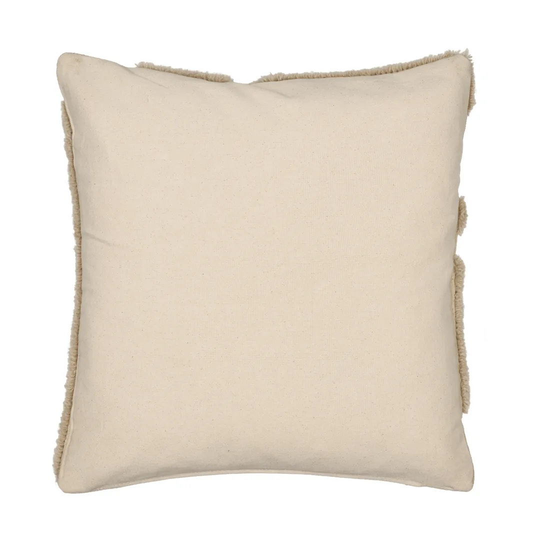Cilla getuftetes Kissen, Off-white-parchment, 50x50 cm Ferm Living