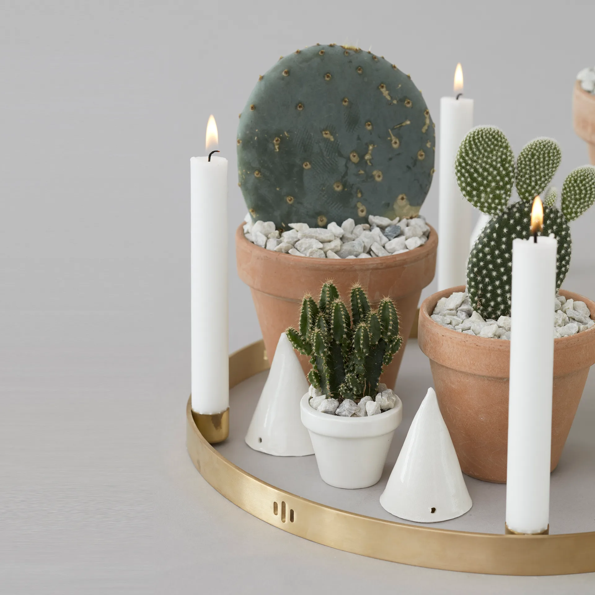 Circle Messing Kerzenhalter, Ø 38cm Ferm Living