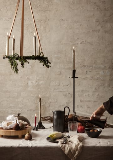 Circle schwarz Messing Kerzenhalter - Groß - Ferm Living