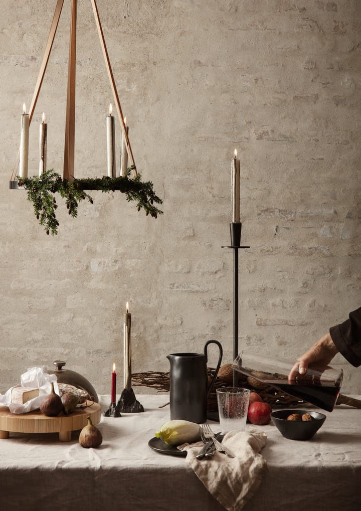 Circle schwarz Messing Kerzenhalter, Groß Ferm Living