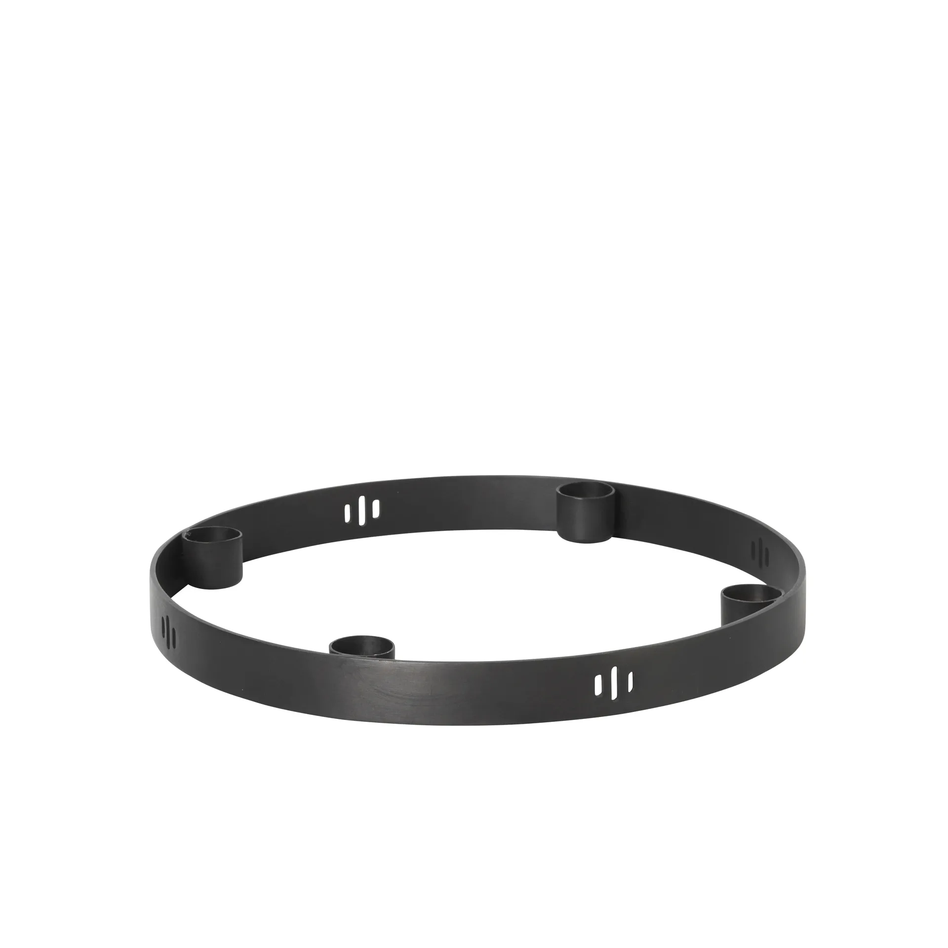 Circle schwarz Messing Kerzenhalter, Klein Ferm Living