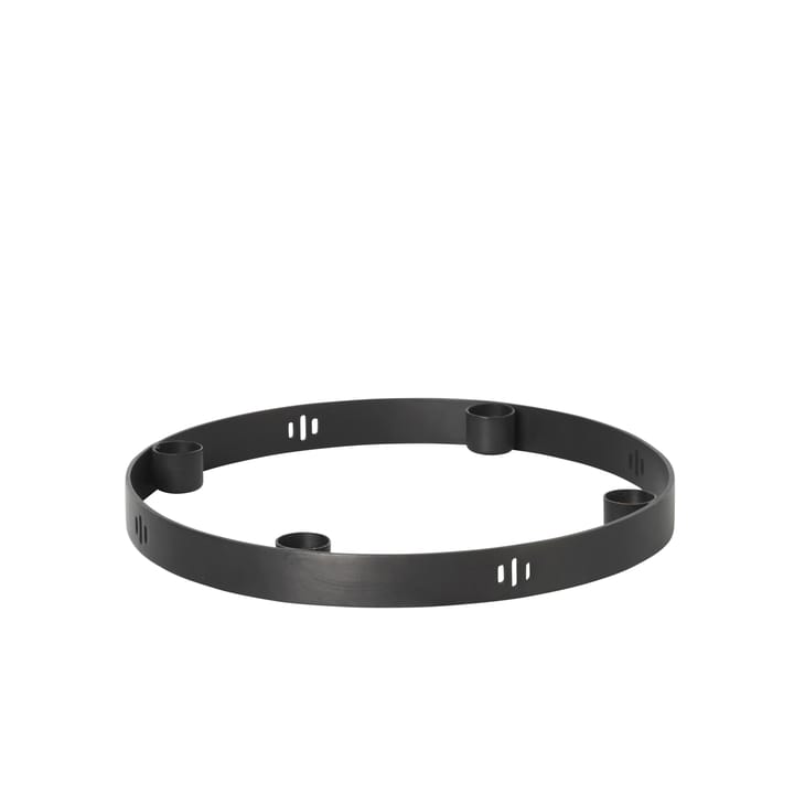 Circle schwarz Messing Kerzenhalter - Klein - Ferm LIVING