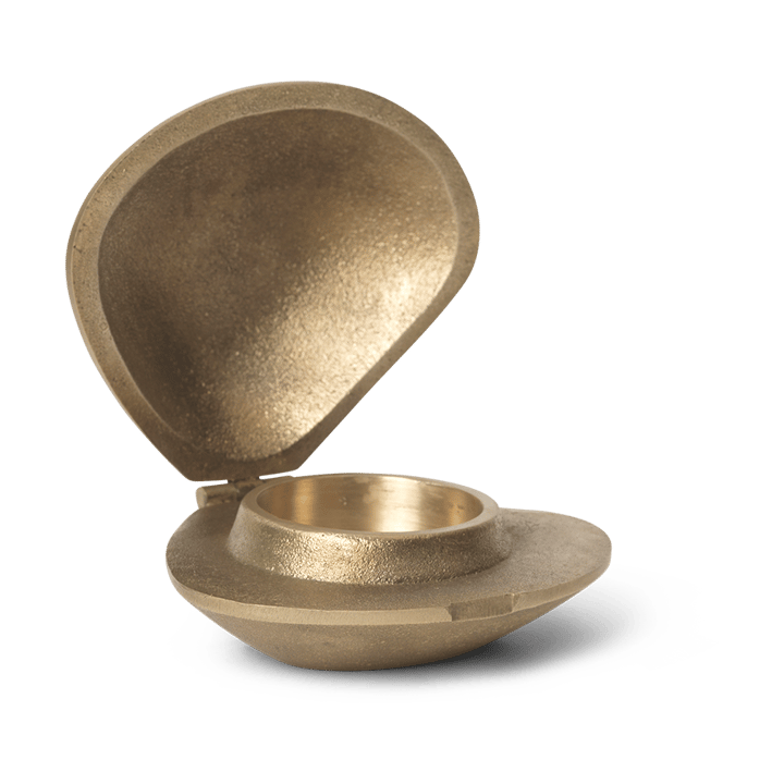 Clam Windlicht - Brass - ferm LIVING