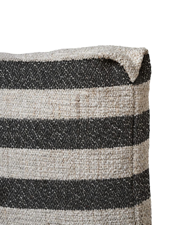 Clean Kissen Louisiana 40 x 60cm, Sand-black Ferm Living