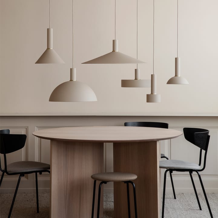 Collect Pendelleuchte - Cashmere, high, cone shade - ferm LIVING