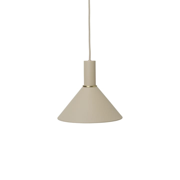 Collect Pendelleuchte - Cashmere, low, cone shade - Ferm LIVING