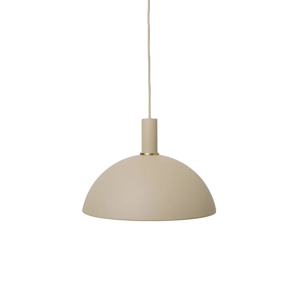 Collect Pendelleuchte, Cashmere, low, dome shade Ferm Living