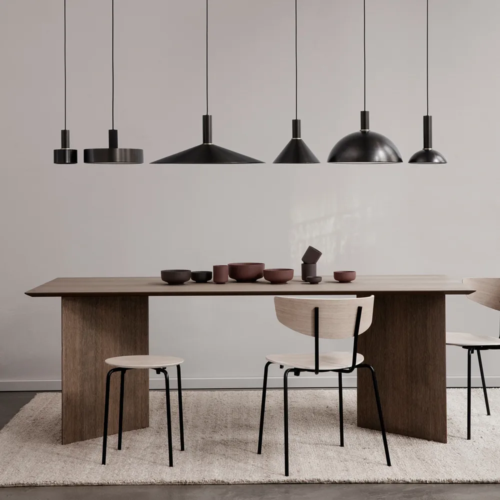 Collect Pendelleuchte, Cashmere, low, dome shade Ferm Living
