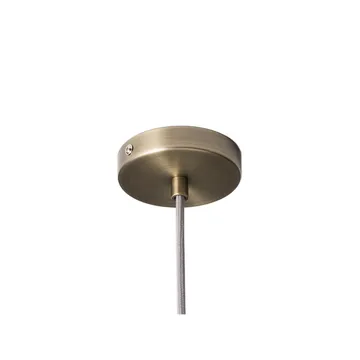Collect Pendelleuchte klein - Messing - Kabel in Silber-Look - Ferm Living