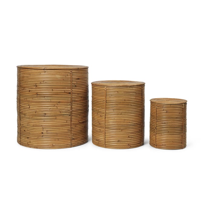 Column Aufbewahrungsset 3 Teile, Natural Stained Ferm Living