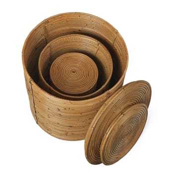 Column Aufbewahrungsset 3 Teile - Natural Stained - Ferm Living