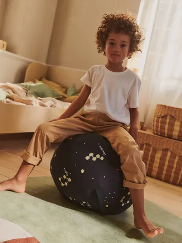 Constellation Sitzpouf - Dark blue, Ø50 cm - Ferm Living