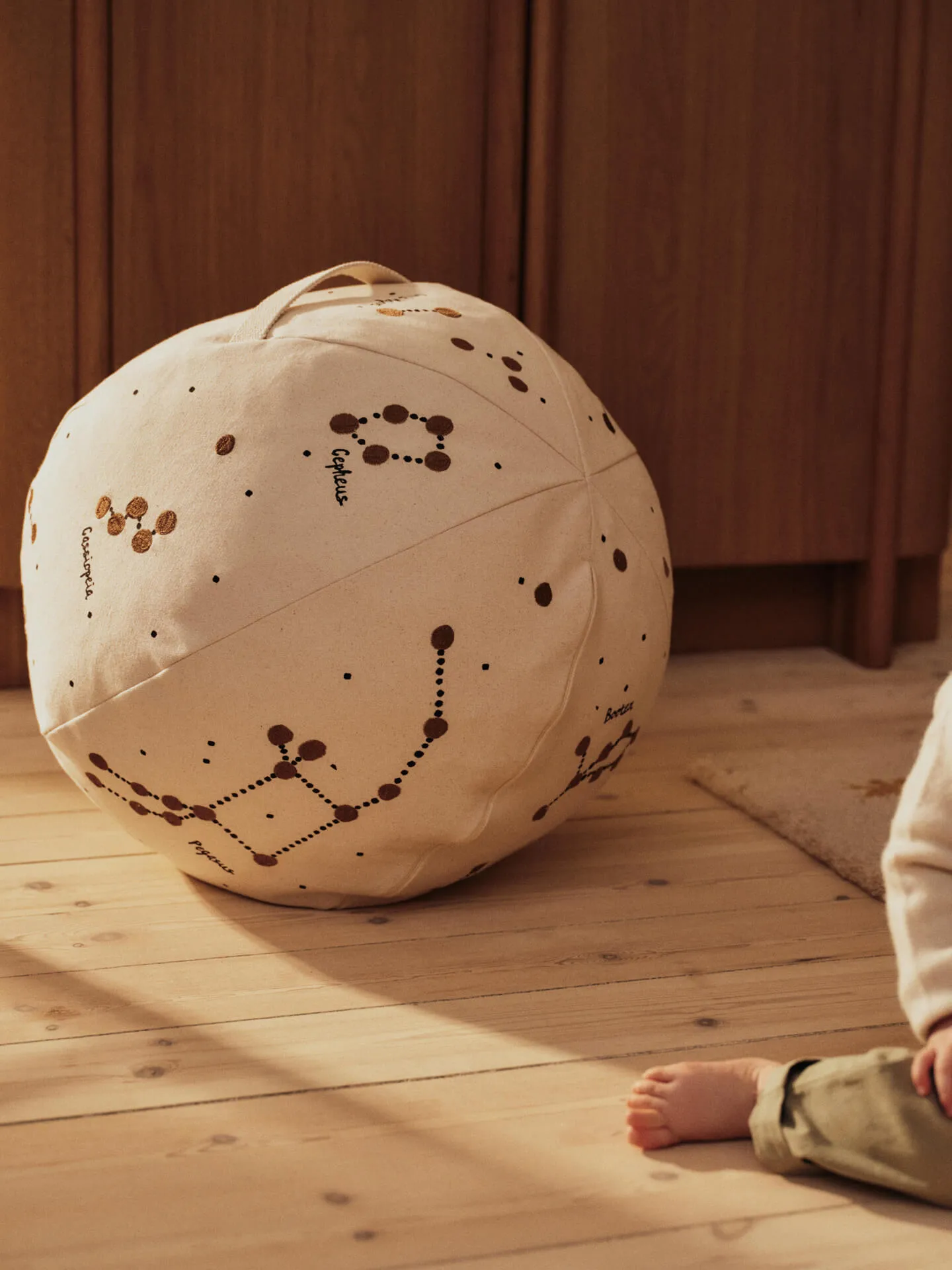 Constellation Sitzpouf, Undyed, Ø50 cm Ferm Living