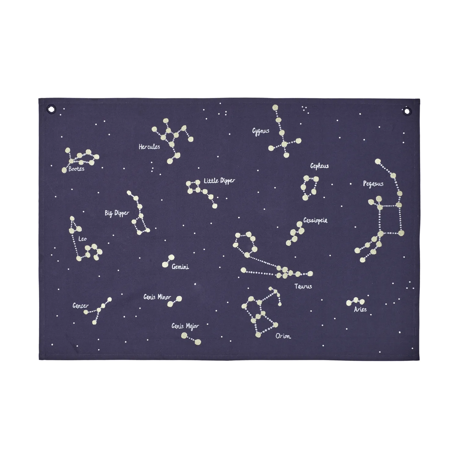 Constellation Textilkarte, Dark blue, 70x100 cm Ferm Living