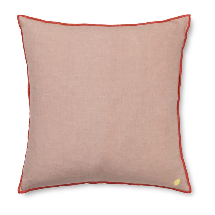 Contrast linen Kissen 40 x 40cm, Dusty Rose Ferm Living