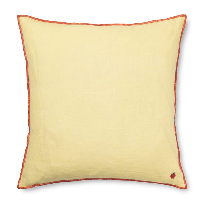 Contrast linen Kissen 40 x 40cm - Lemon - Ferm LIVING