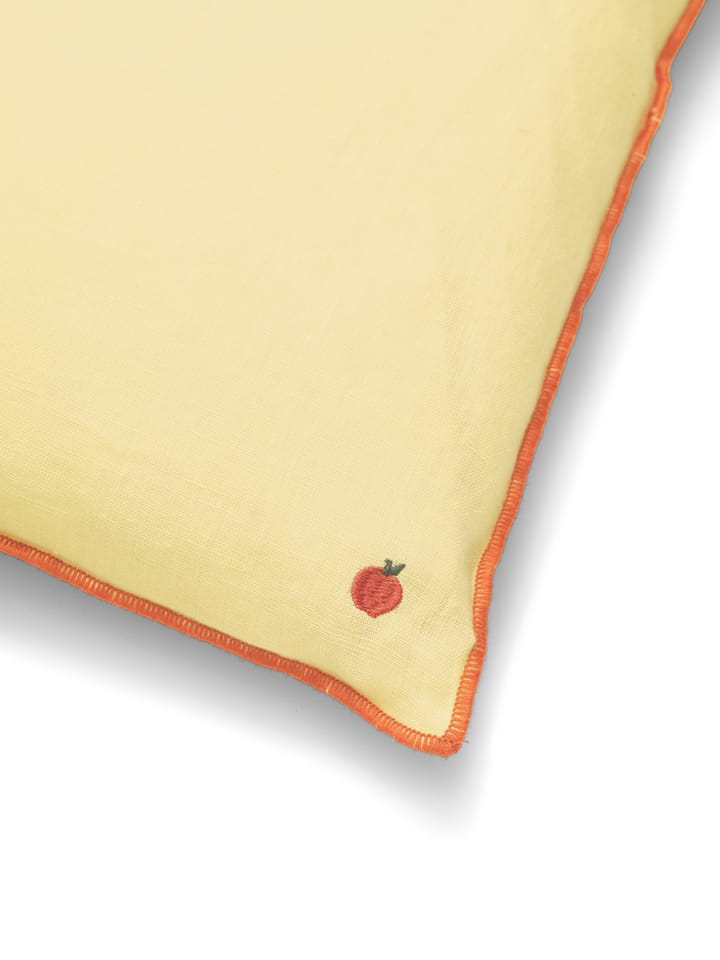 Contrast linen Kissen 40 x 40cm, Lemon Ferm Living
