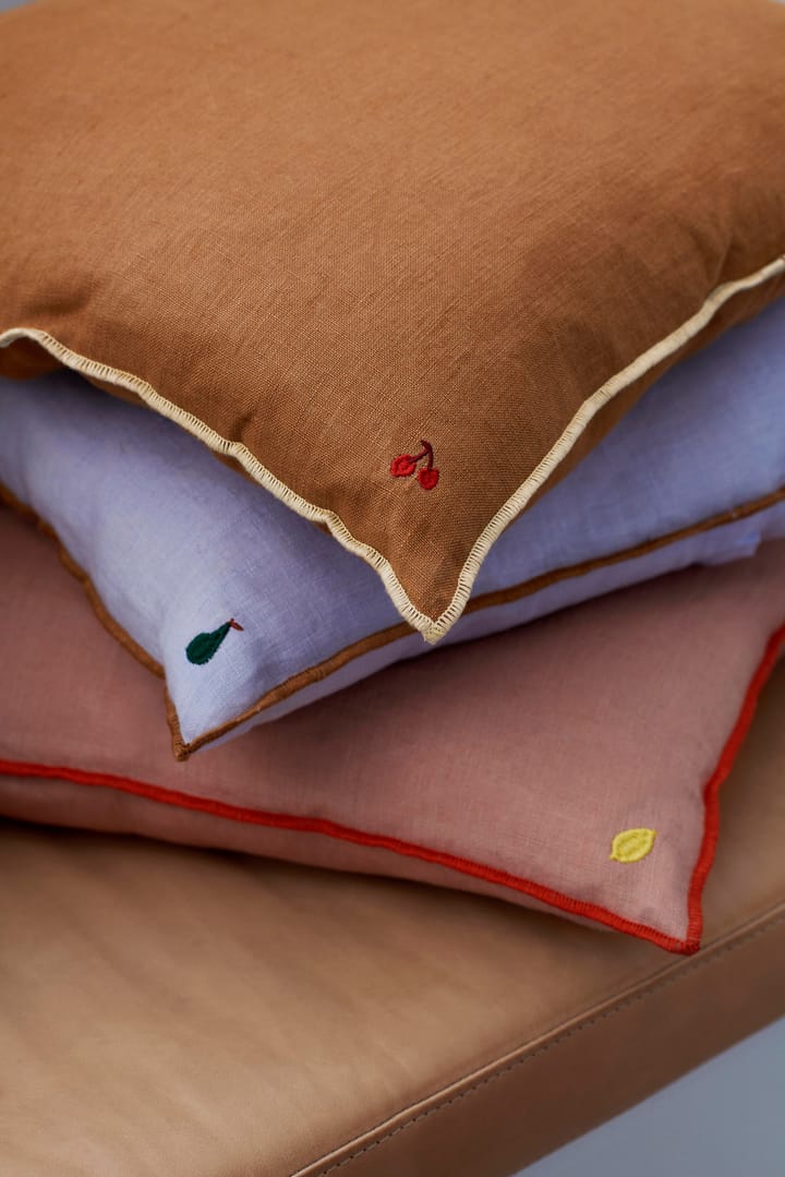 Contrast linen Kissen 40 x 40cm, Lilac Ferm Living