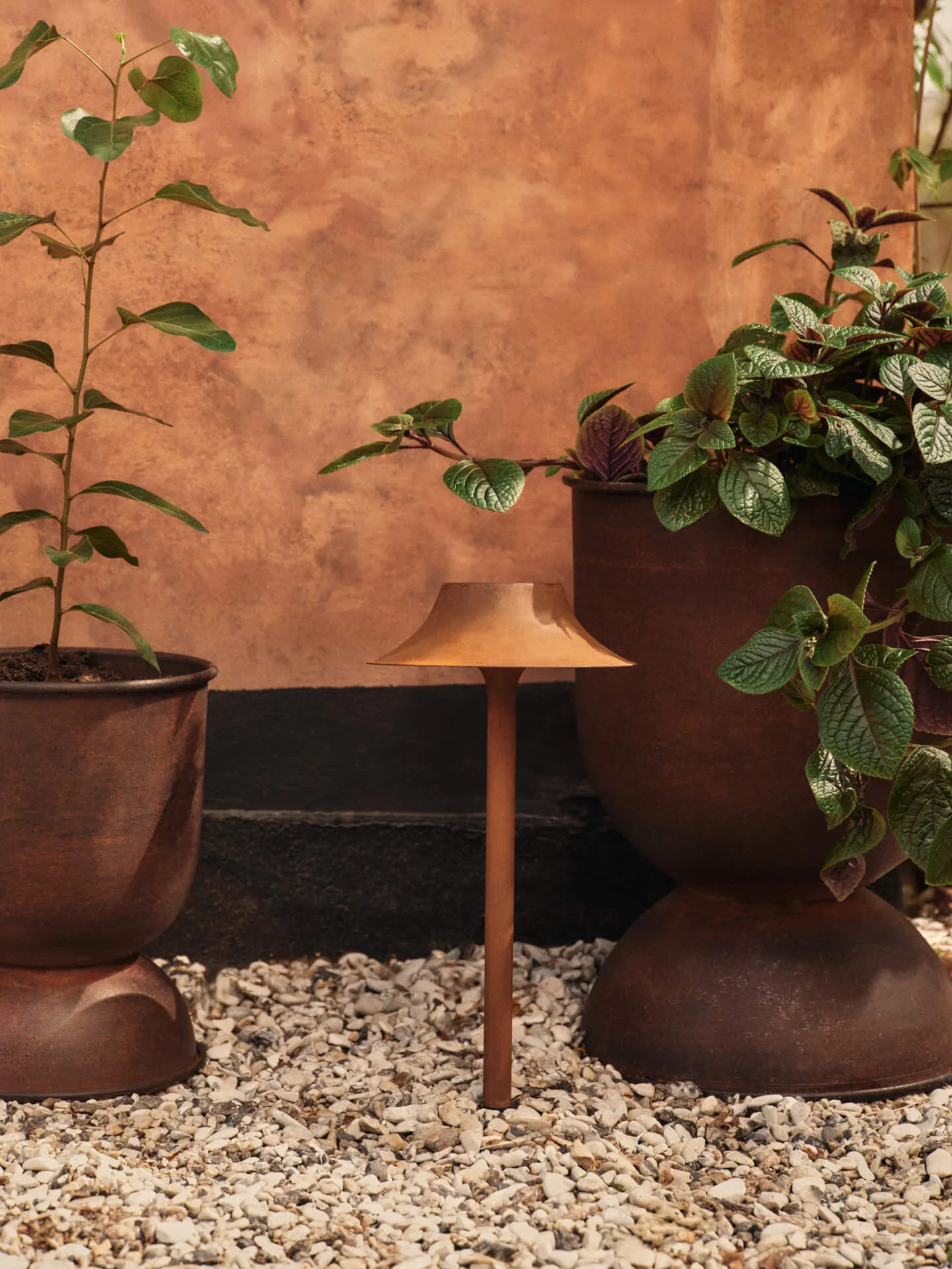 Cortivo Outdoor-Solarleuchte, Rust, Ø18x46 cm Ferm Living