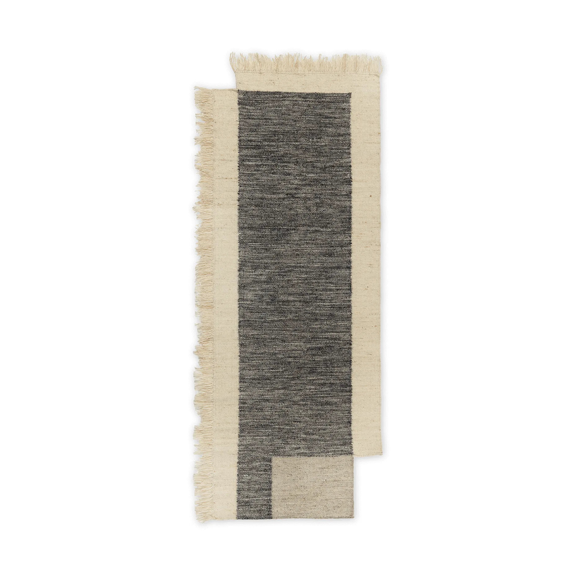 Counter Flurteppich, Charcoal-Off-white, 80x200 cm Ferm Living