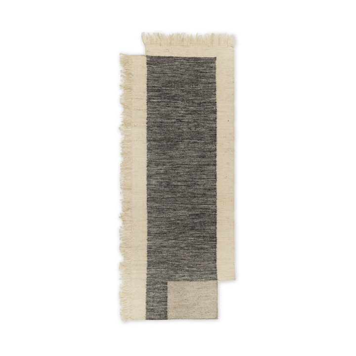 Counter Flurteppich - Charcoal-Off-white, 80x200 cm - Ferm LIVING