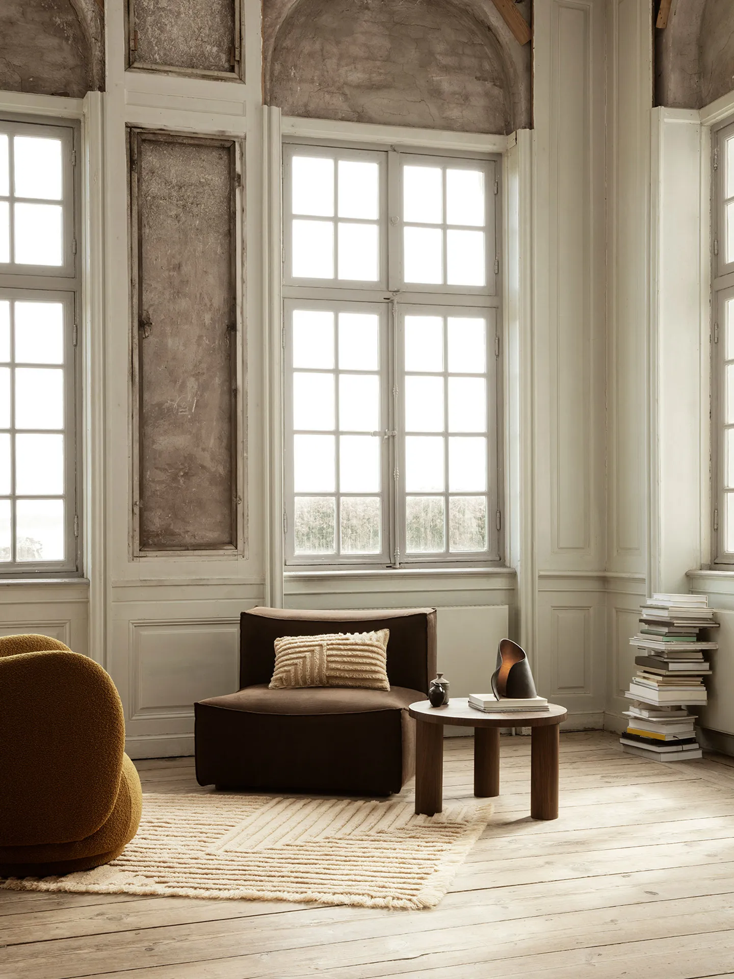 Crease Kissen 40 x 60cm, Light Sand Ferm Living