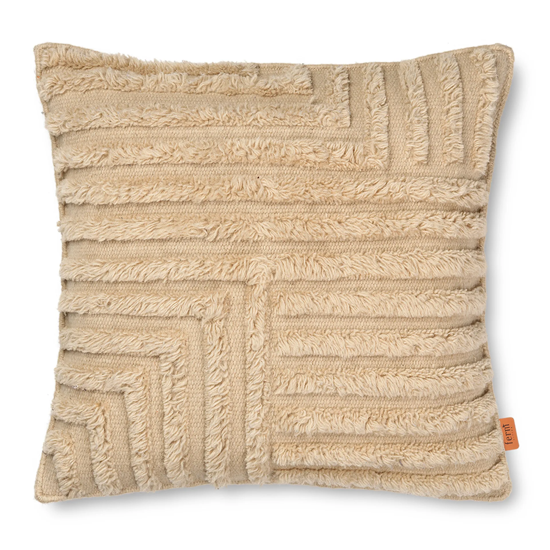 Crease Kissen 50 x 50cm, Light Sand Ferm Living