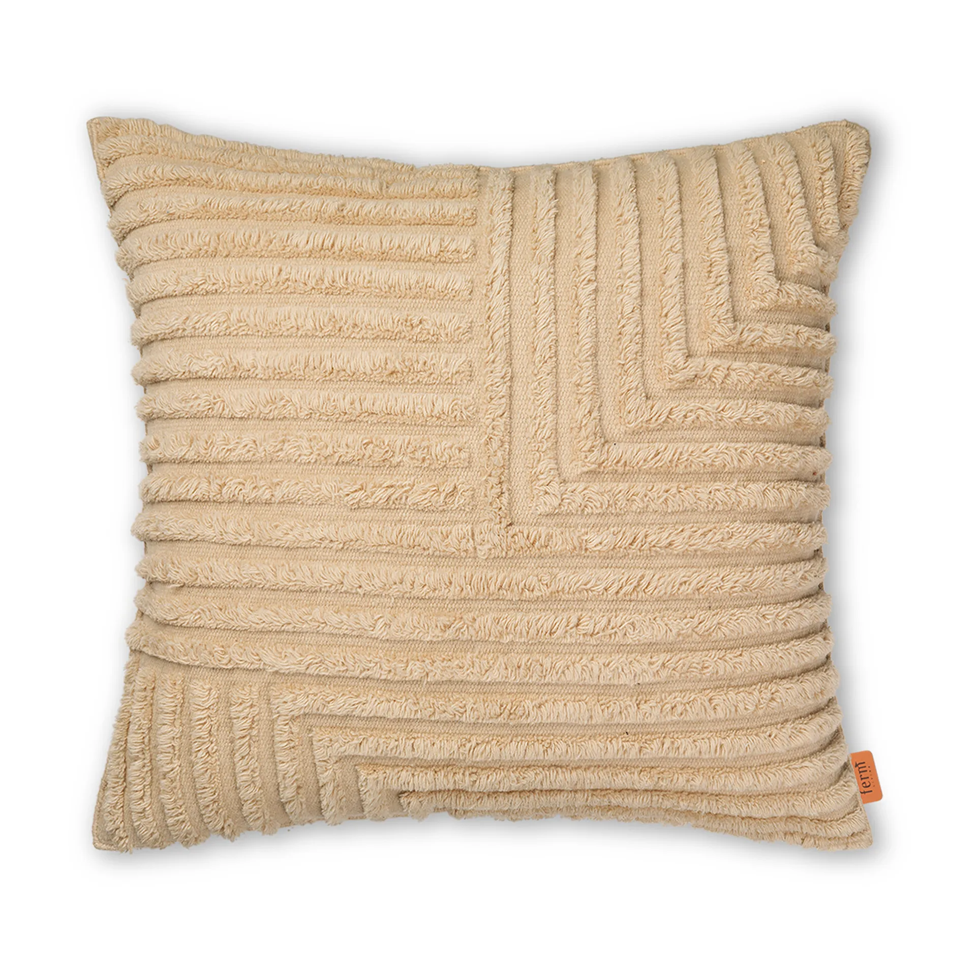 Crease Kissen 80 x 80cm, Light Sand Ferm Living
