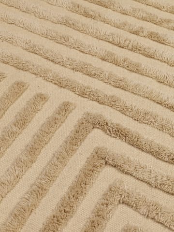 Crease Wollteppich 160 x 250cm - Light Sand - ferm LIVING