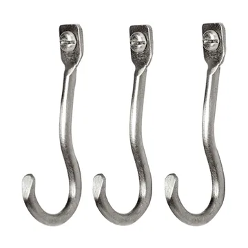Curvature Haken 3er Pack - Edelstahl - Ferm Living