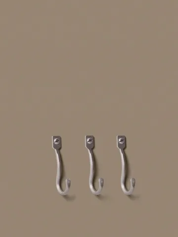 Curvature Haken 3er Pack - Edelstahl - Ferm Living