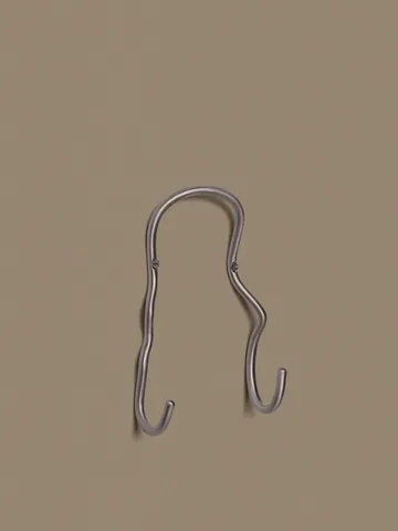Curvature Haken doppel - Edelstahl - Ferm Living