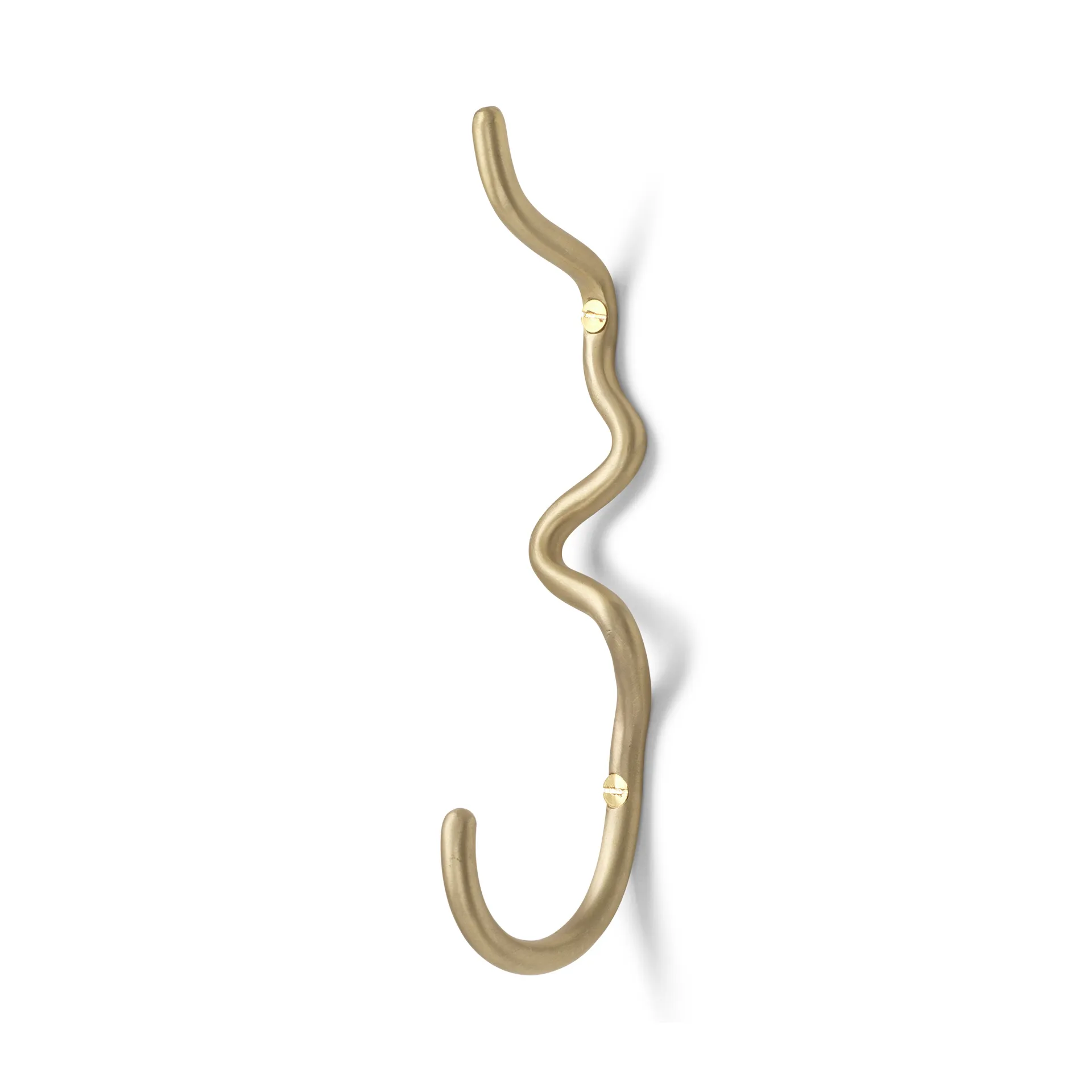 Curvature Haken einfach, Messing Ferm Living