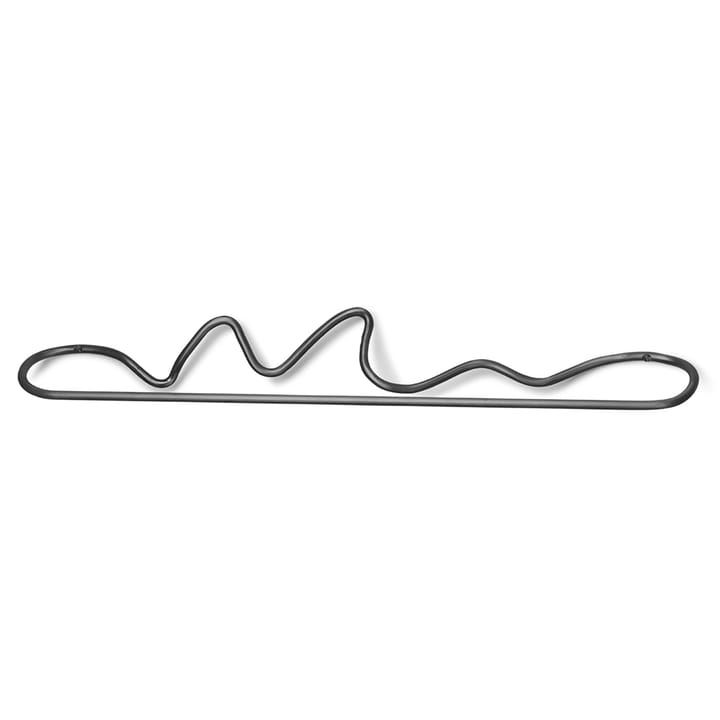 Curvature Handtuchhalter - Schwarz Messing - ferm LIVING