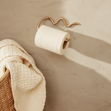 Curvature Toilettenpapierhalter - Messing - ferm LIVING