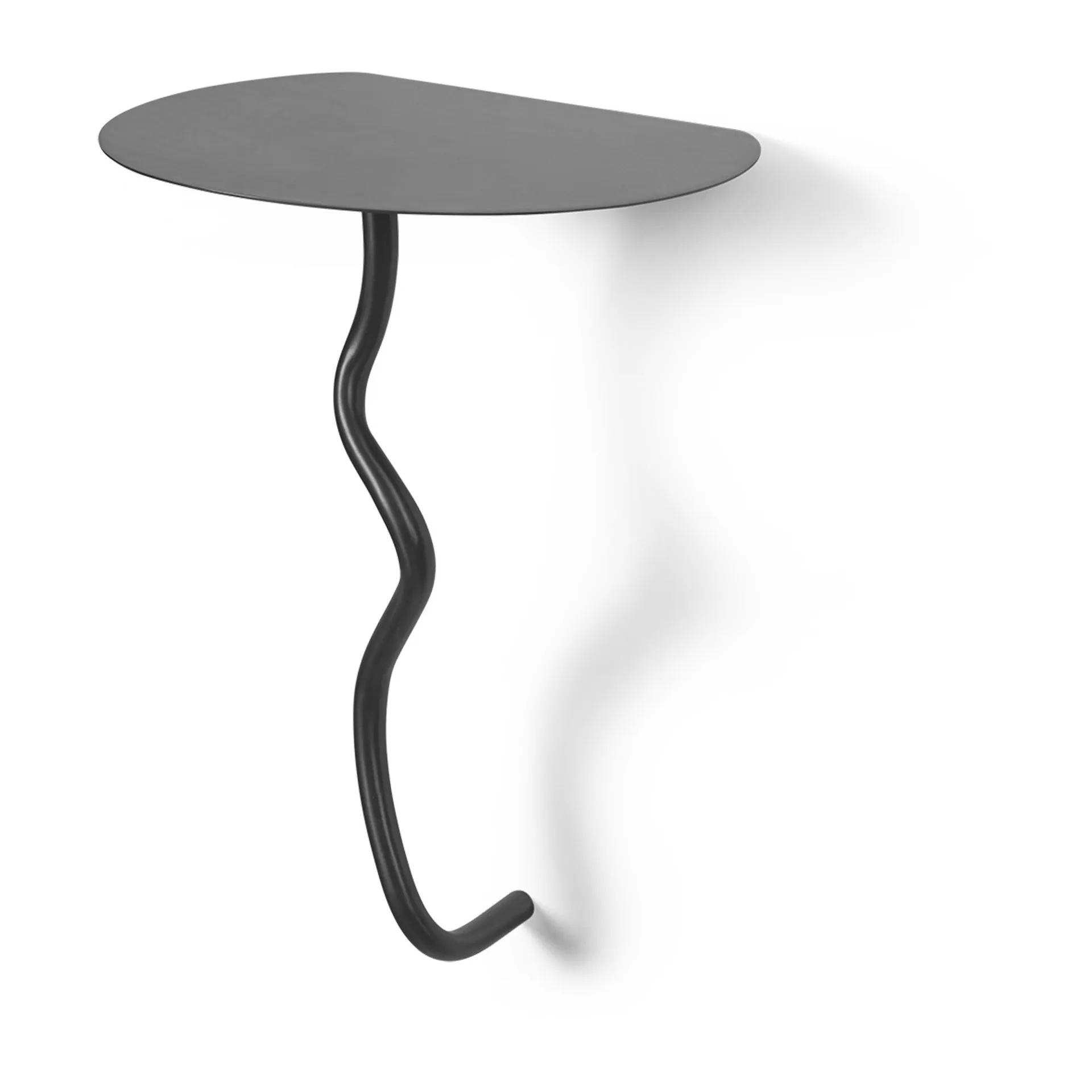 Curvature Wandtisch, Black Brass Ferm Living